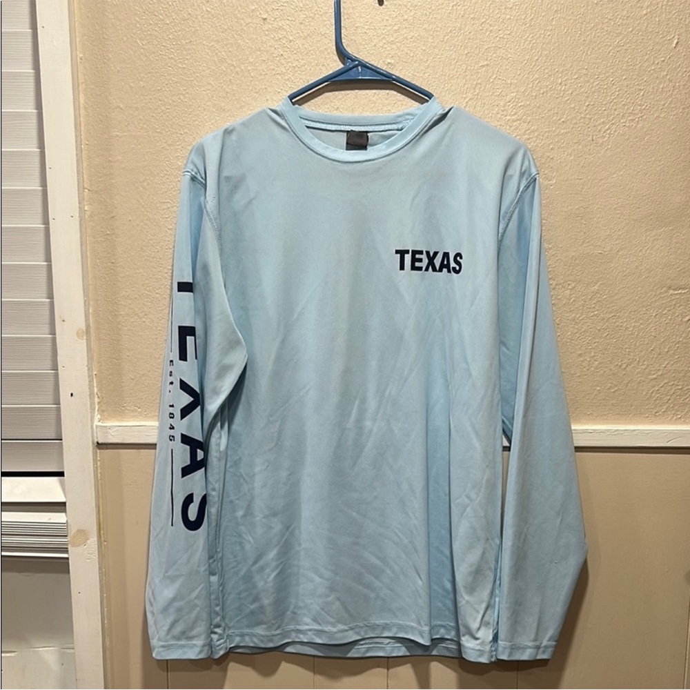 Texas Light Blue Long Sleeve Shirt